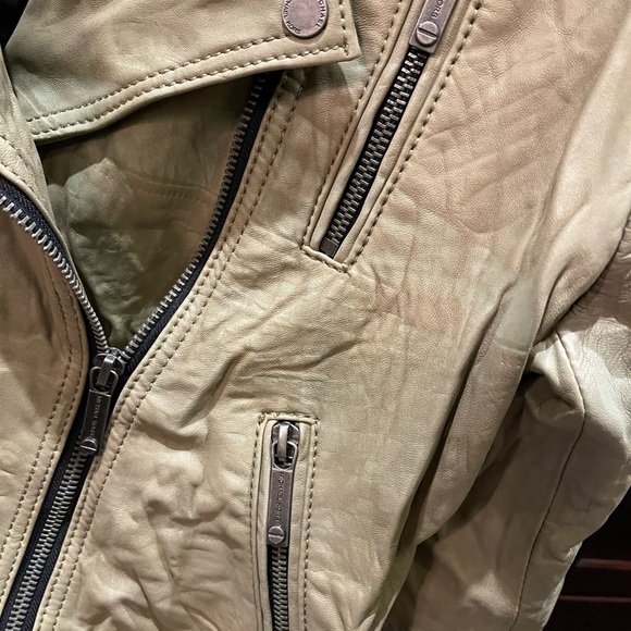 Michael Kors real leather moto jacket - Picture 10 of 11